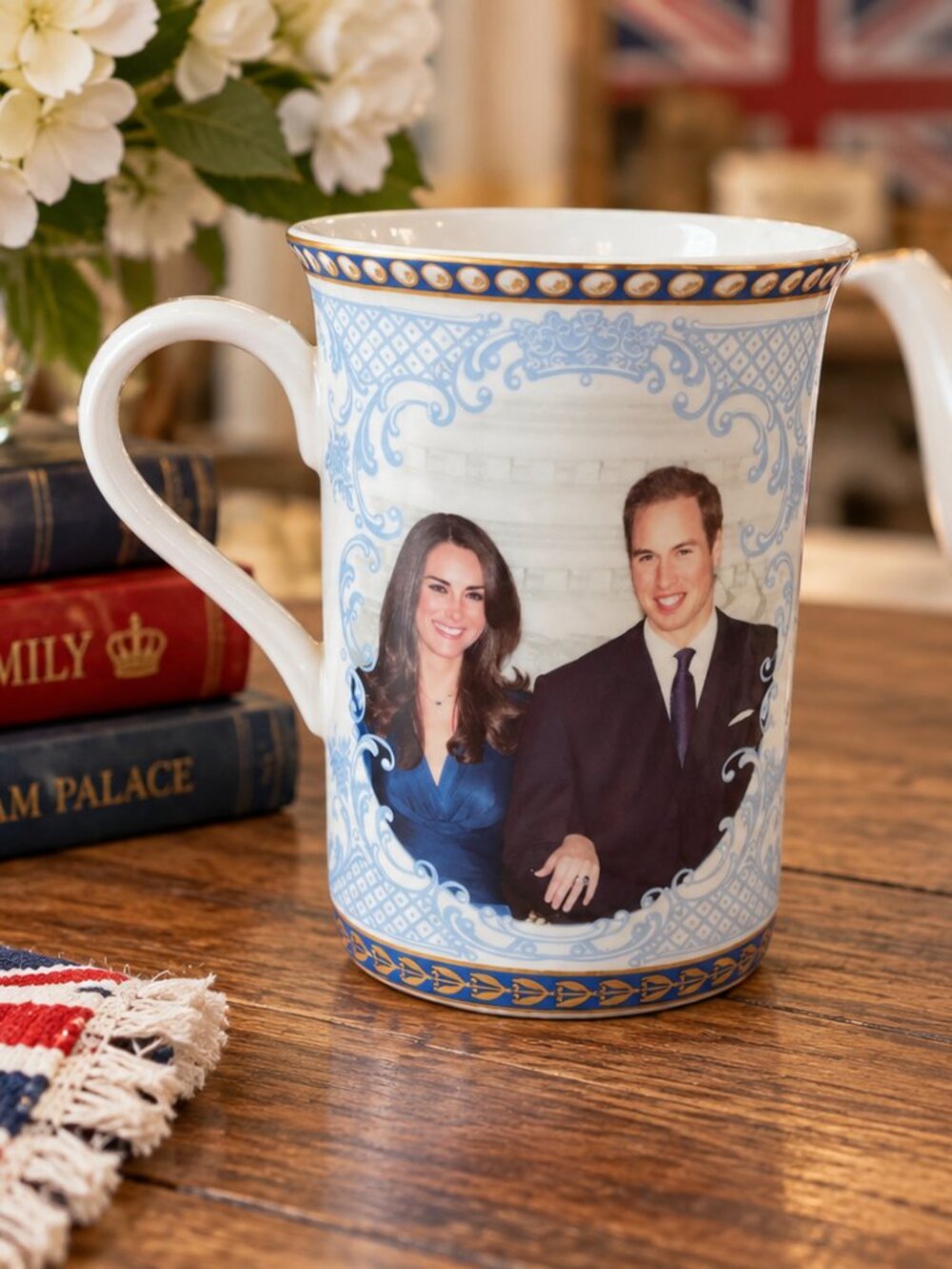 porcelain commemorative mug -Prince William and Catherine Middleton, wedding